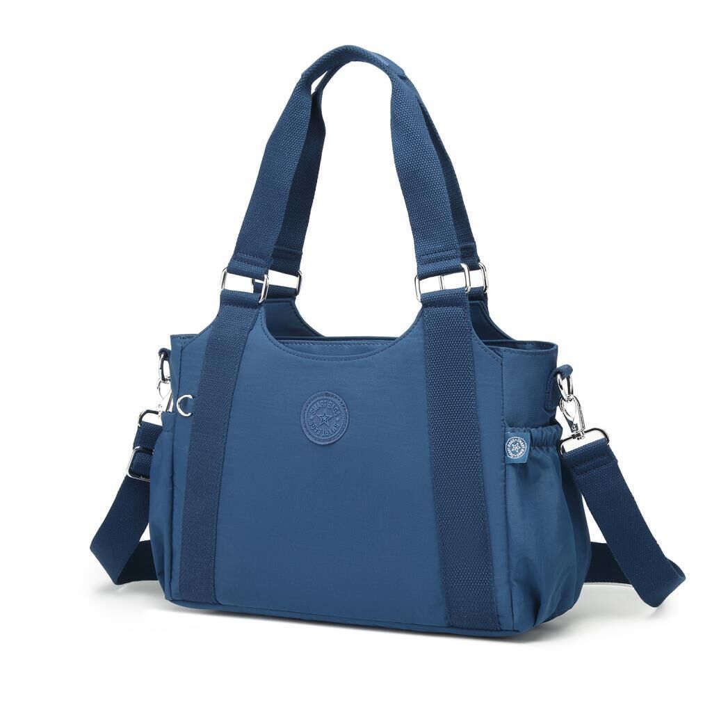 Kadın Omuz Çantası Krinkıl Kumaş Smart Bags 1163 Lacivert
