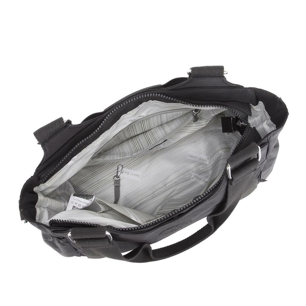 Kadın Omuz Çantası Krinkıl Kumaş Smart Bags 1163 Açık Gri