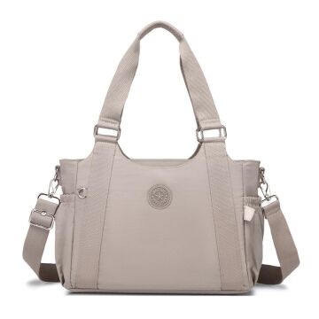 Kadın Omuz Çantası Krinkıl Kumaş Smart Bags 1163 A.Vizon