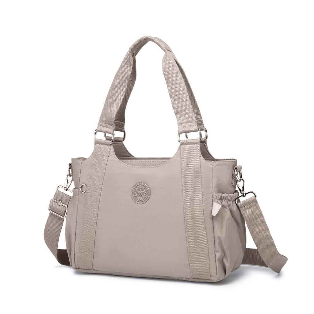 Kadın Omuz Çantası Krinkıl Kumaş Smart Bags 1163 A.Vizon
