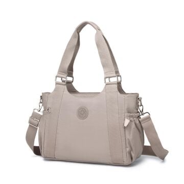Kadın Omuz Çantası Krinkıl Kumaş Smart Bags 1163 A.Vizon