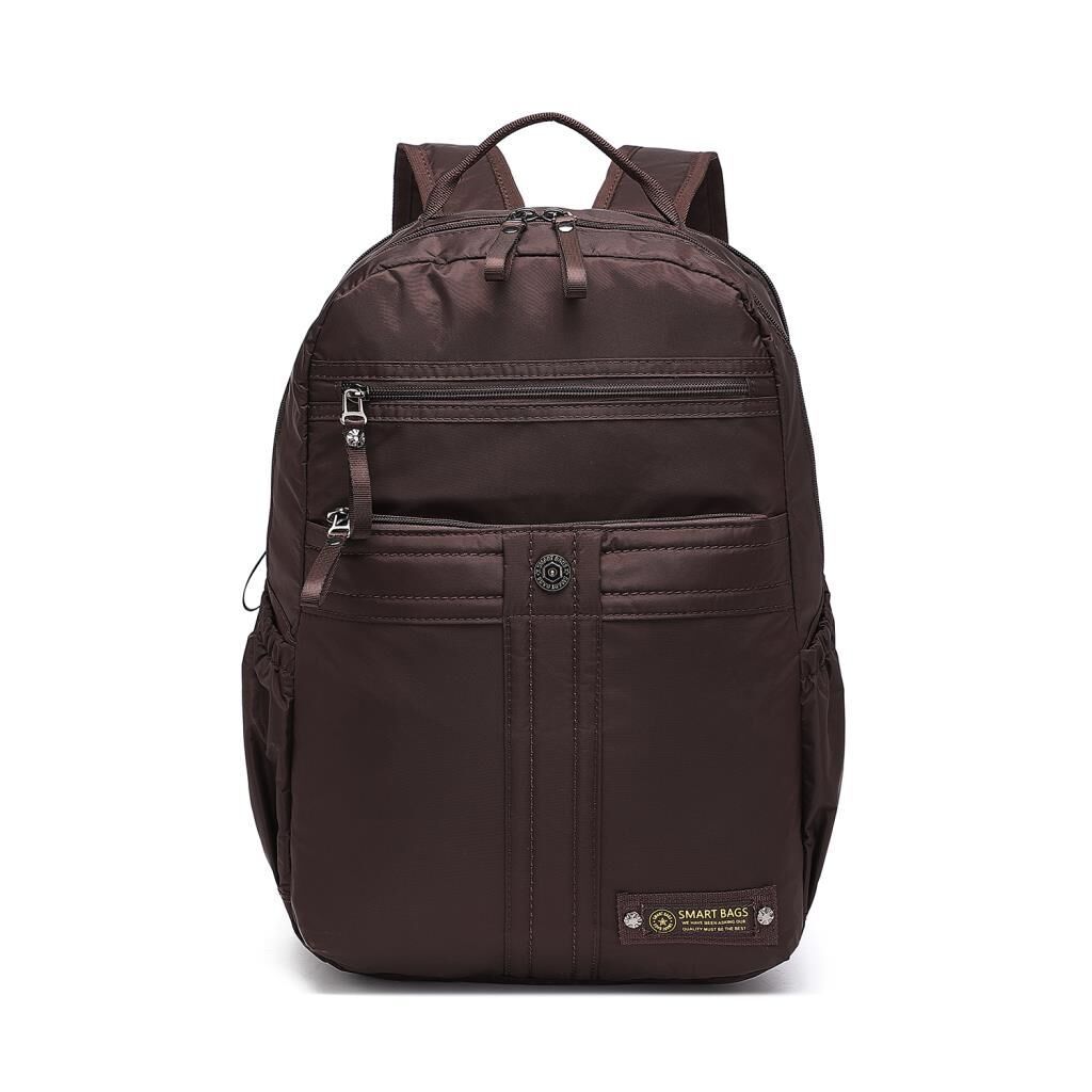 Smart Bags Büyük Boy Okul Boyu Uniseks Sırt Çantası 8718 Kahve