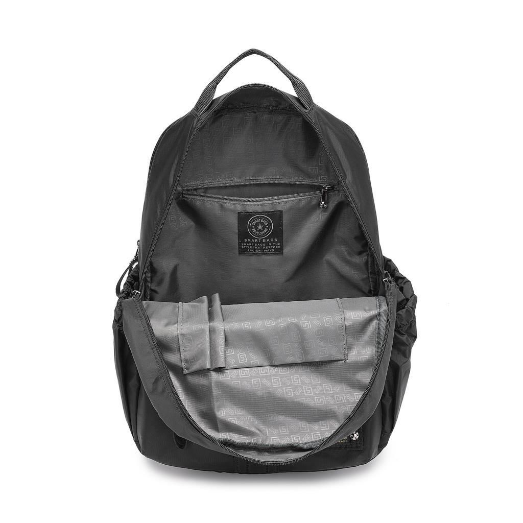 Smart Bags Büyük Boy Okul Boyu Uniseks Sırt Çantası 8718 Açık Gri