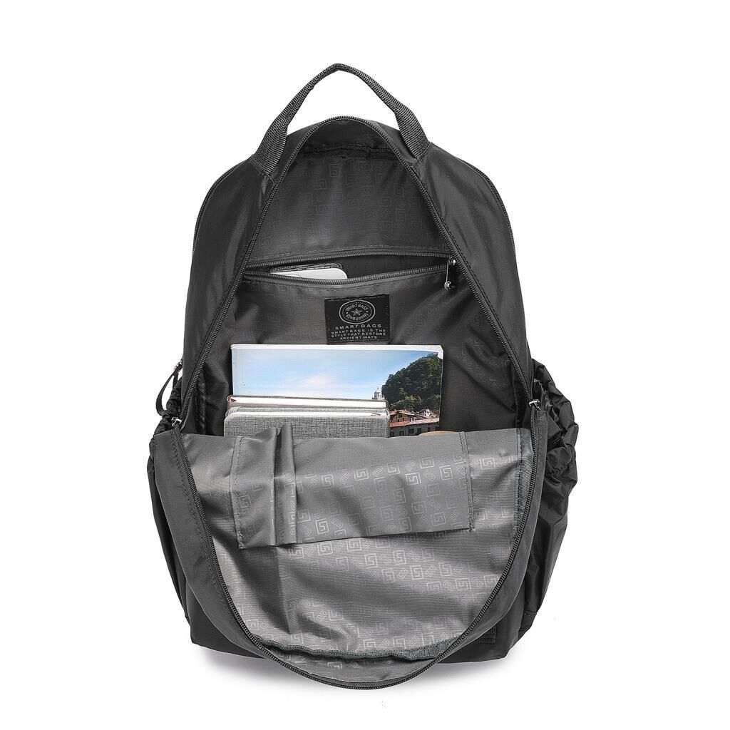 Smart Bags Büyük Boy Okul Boyu Uniseks Sırt Çantası 8718 Koyu Gri