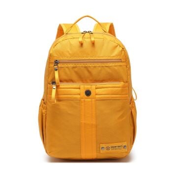 Smart Bags Büyük Boy Okul Boyu Uniseks Sırt Çantası 8718 Hardal