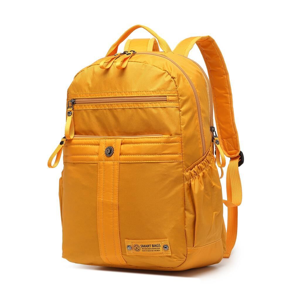 Smart Bags Büyük Boy Okul Boyu Uniseks Sırt Çantası 8718 Hardal