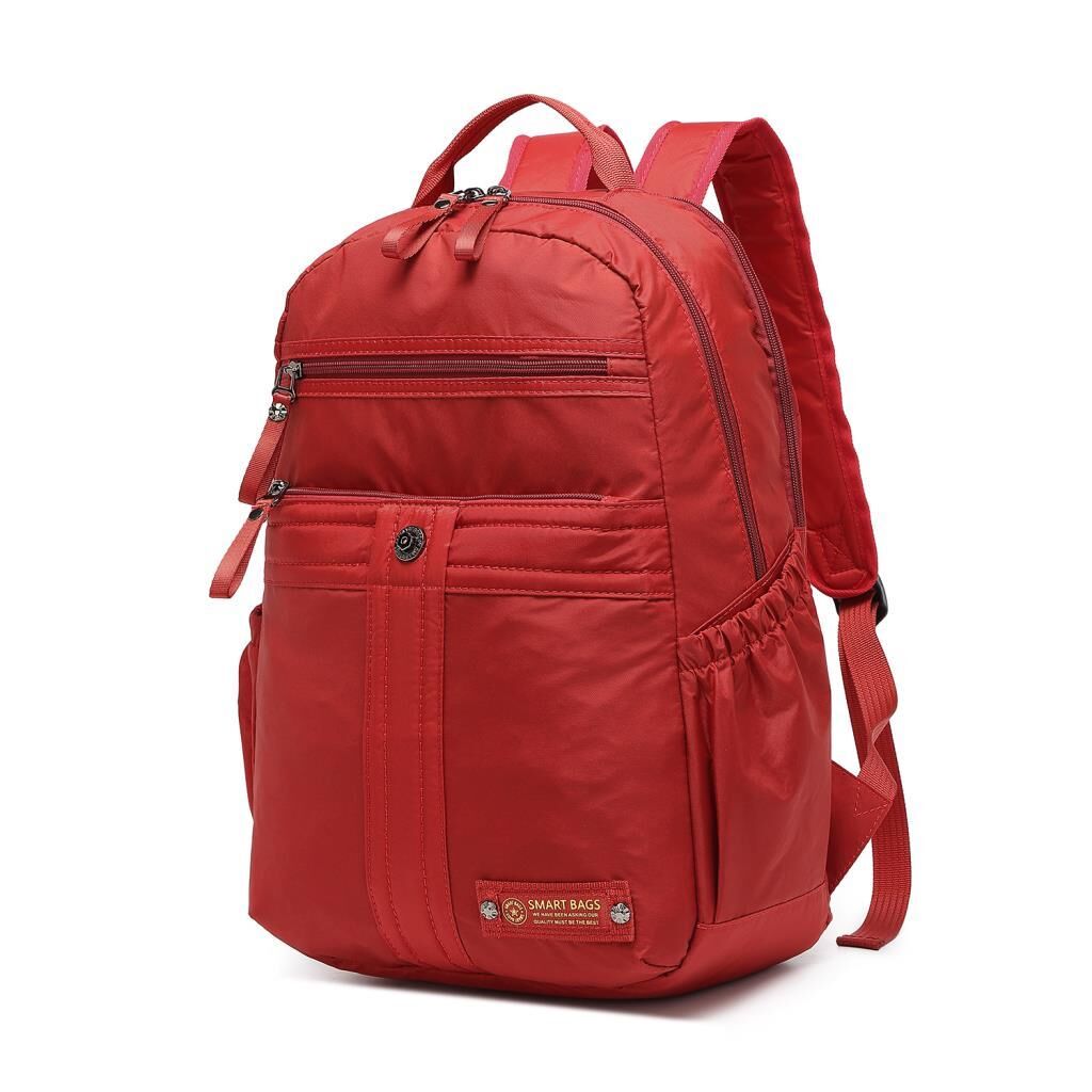 Smart Bags Büyük Boy Okul Boyu Uniseks Sırt Çantası 8718 Vişne