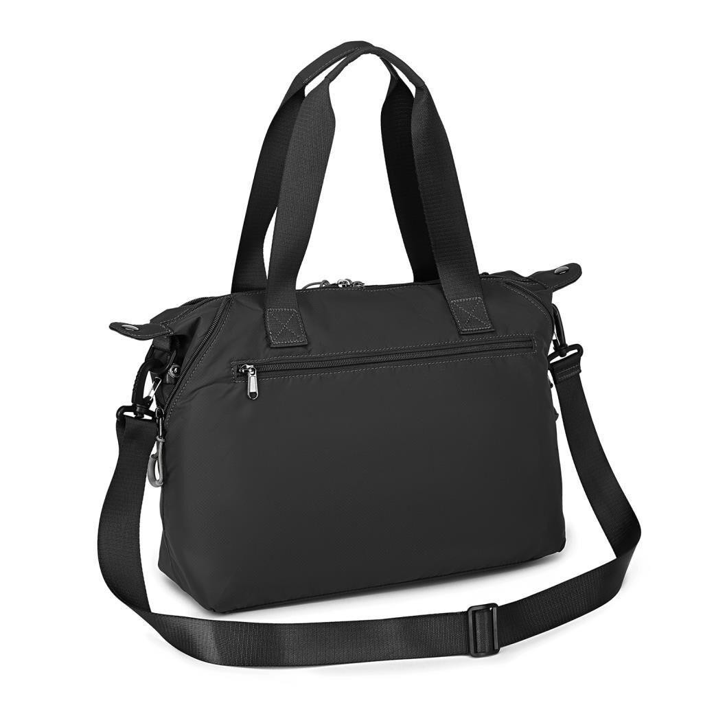 Smart Bags Ekstra Hafif Kumaş Kadın Omuz Çantası 3139 Siyah