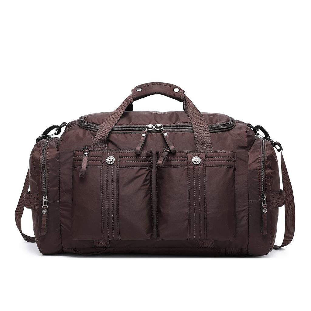 Smart Bags Büyük Boy Uniseks Spor ve Seyahat Çantası 8717 Kahve