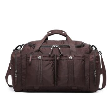 Smart Bags Büyük Boy Uniseks Spor ve Seyahat Çantası 8717 Kahve