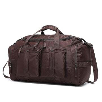 Smart Bags Büyük Boy Uniseks Spor ve Seyahat Çantası 8717 Kahve