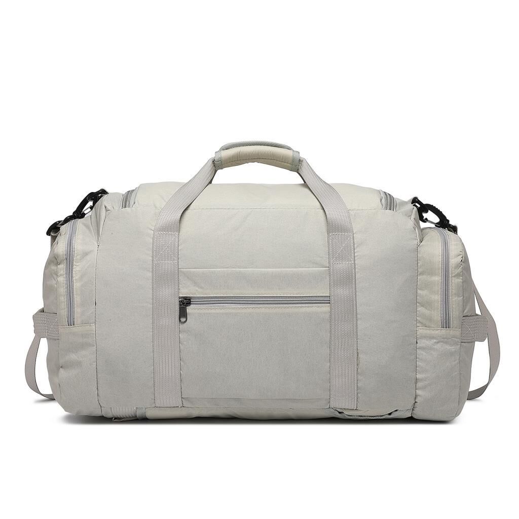 Smart Bags Büyük Boy Uniseks Spor ve Seyahat Çantası 8717 Açık Gri