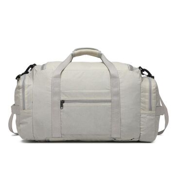 Smart Bags Büyük Boy Uniseks Spor ve Seyahat Çantası 8717 Açık Gri