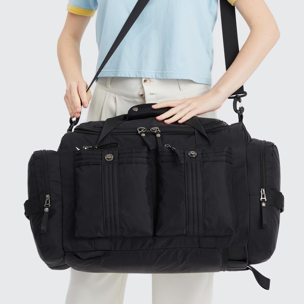 Smart Bags Büyük Boy Uniseks Spor ve Seyahat Çantası 8717 Açık Gri