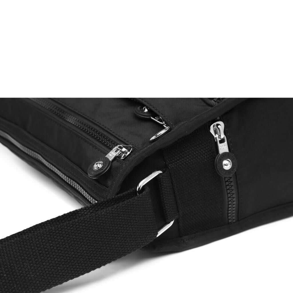 1128 Krinkıl Kumaş Bayan Postacı Omuz Çantası Smart Bags 27 Mor