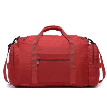 Smart Bags Büyük Boy Uniseks Spor ve Seyahat Çantası 8717 Vişne