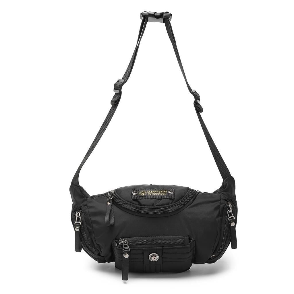 Smart Bags Bodybag Uniseks Omuz Askılı Çapraz Postacı Çanta 8719 Siyah