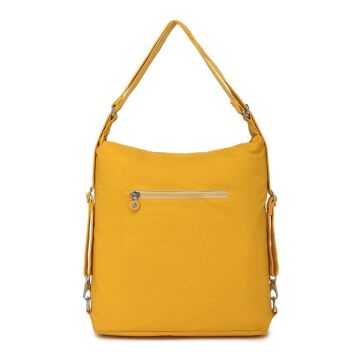 Hem Sırt Hem de Omuz Kadın Çantası Smart Bags 1205 Hardal/Bej