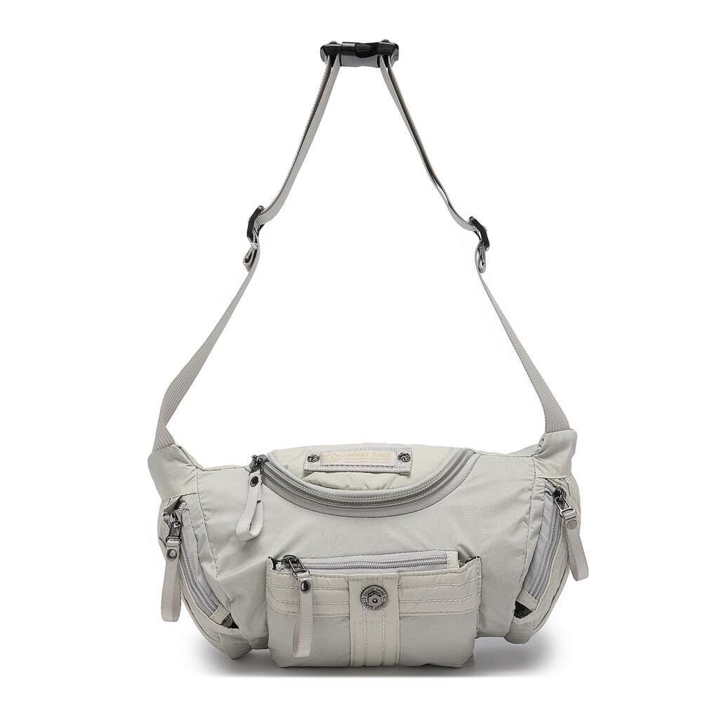 Smart Bags Bodybag Uniseks Omuz Askılı Çapraz Postacı Çanta 8719 Açık Gri