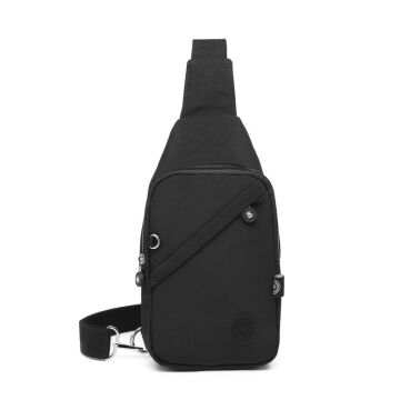 Smart Bags Krinkıl Kumaş Bodybag Postacı Çantası Kadın 1239 Siyah