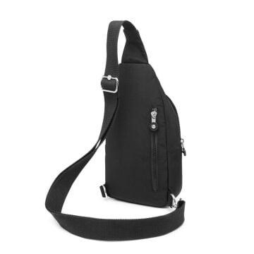 Smart Bags Krinkıl Kumaş Bodybag Postacı Çantası Kadın 1239 Siyah