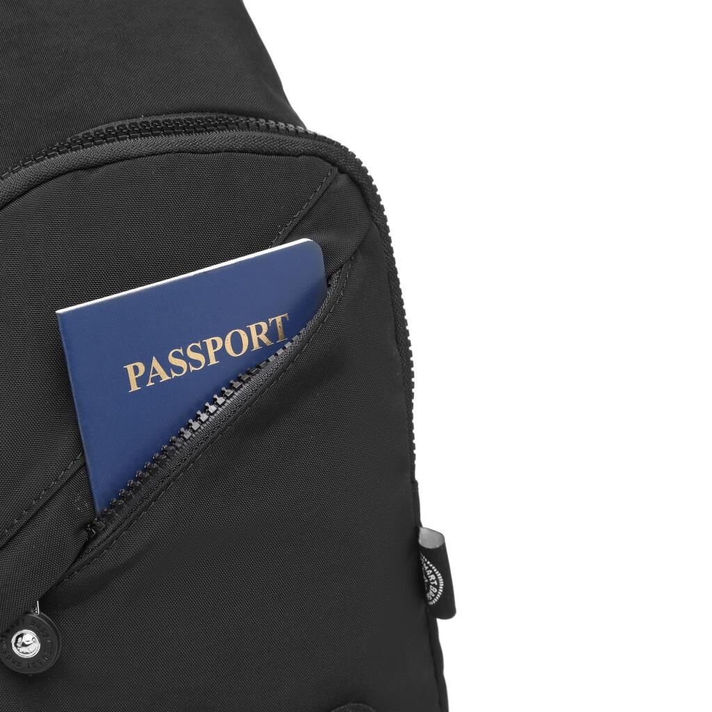 Smart Bags Krinkıl Kumaş Bodybag Postacı Çantası Kadın 1239 Siyah