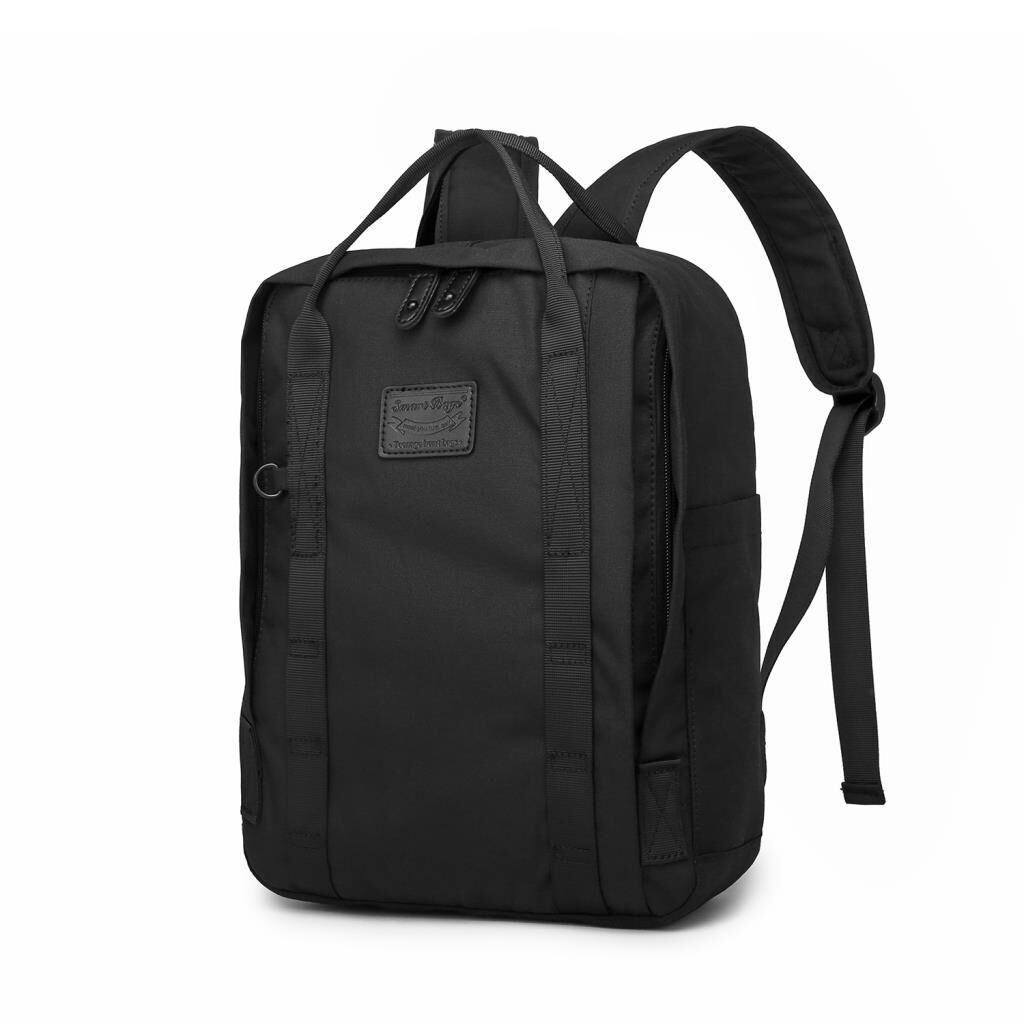 Smart Bags Uniseks Sırt Çantası Okul Boyu Vinylon Kumaş 3190 01 Siyah