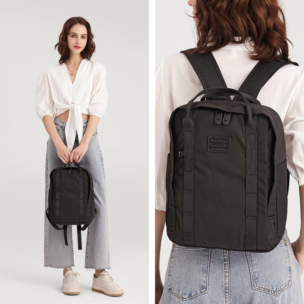 Smart Bags Uniseks Sırt Çantası Okul Boyu Vinylon Kumaş 3190 01 Siyah
