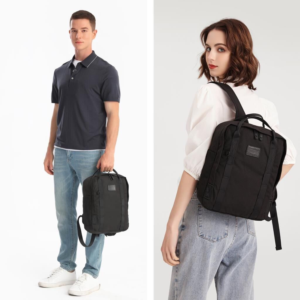 Smart Bags Uniseks Sırt Çantası Okul Boyu Vinylon Kumaş 3190 01 Siyah