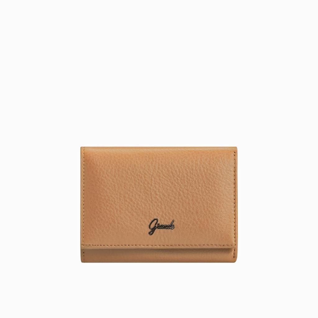 Grande Gerçek Deri Kadın Cüzdanı Hakiki Deri Normal Boy Bordo