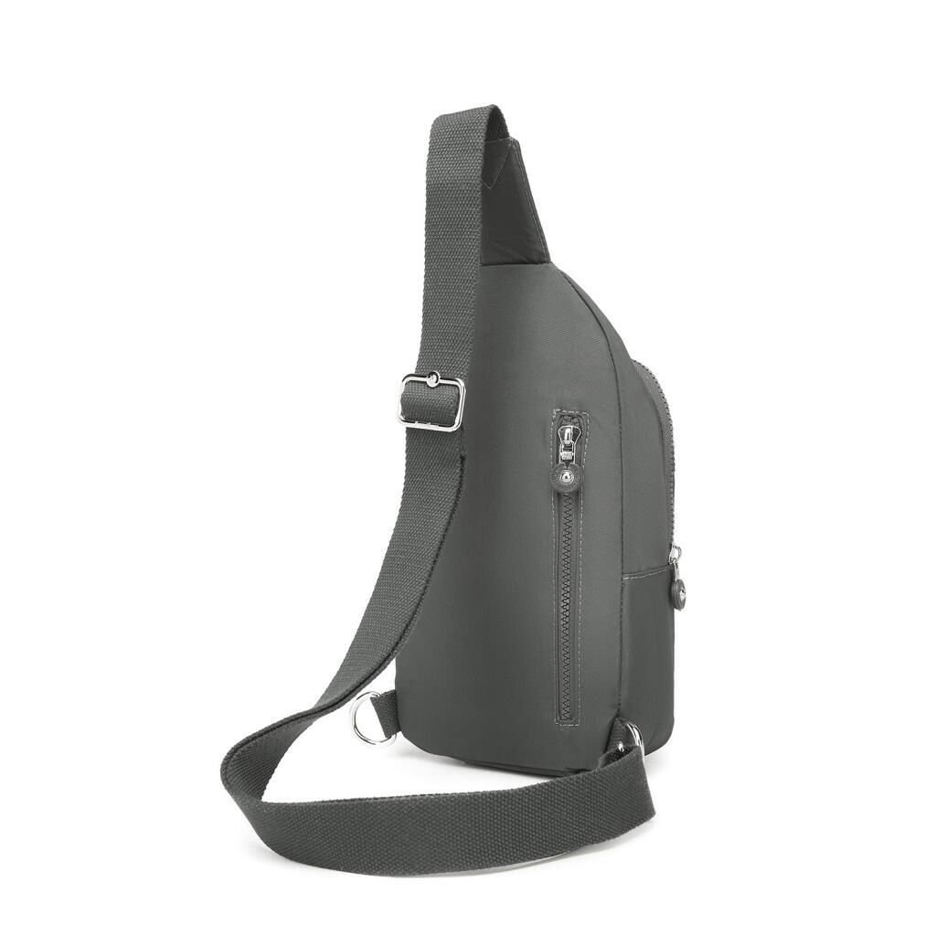 Smart Bags Krinkıl Kumaş Bodybag Postacı Çantası Kadın 1239 Koyu Gri