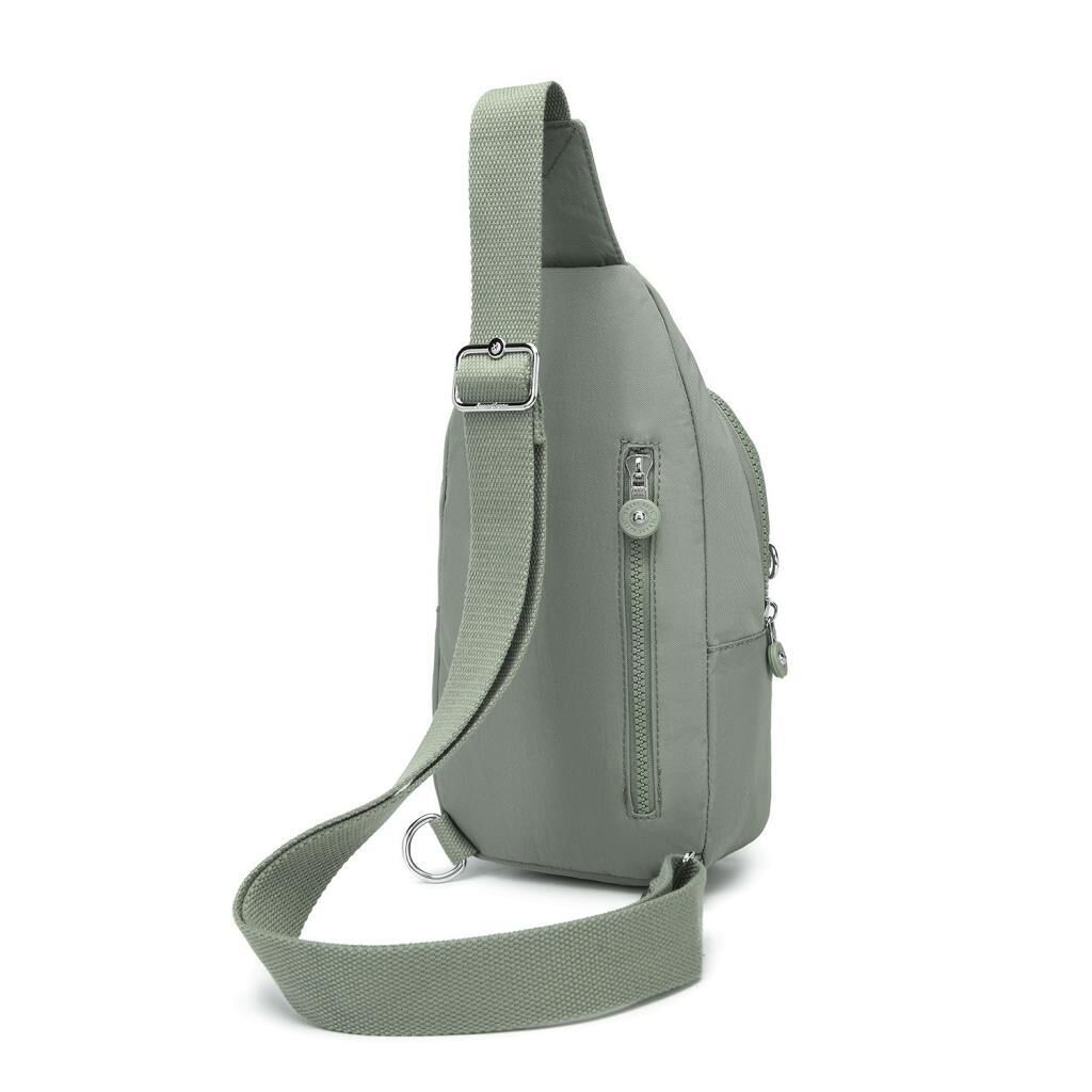 Smart Bags Krinkıl Kumaş Bodybag Postacı Çantası Kadın 1239 Yeşil