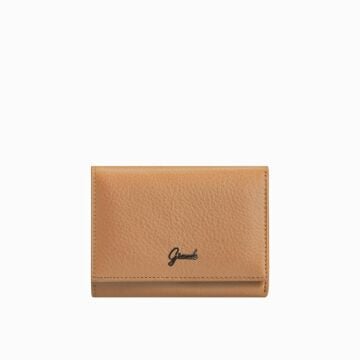 Grande Gerçek Deri Kadın Cüzdanı Hakiki Deri Normal Boy Bisküvi