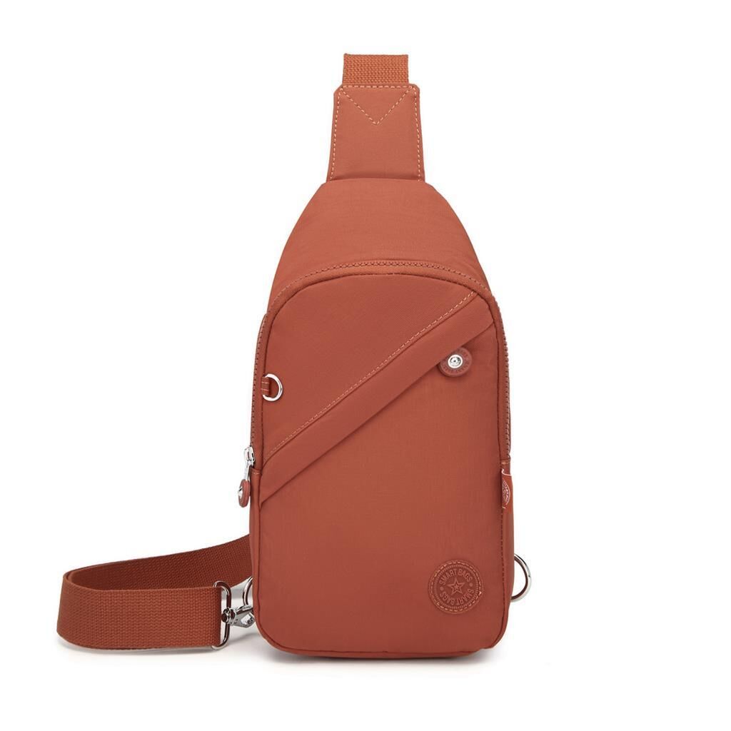 Smart Bags Krinkıl Kumaş Bodybag Postacı Çantası Kadın 1239 Kiremit