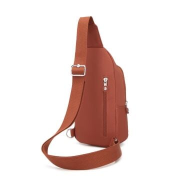 Smart Bags Krinkıl Kumaş Bodybag Postacı Çantası Kadın 1239 Kiremit