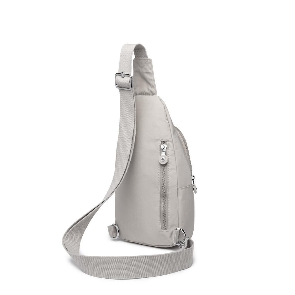 Smart Bags Krinkıl Kumaş Bodybag Postacı Çantası Kadın 1239 Açık Gri