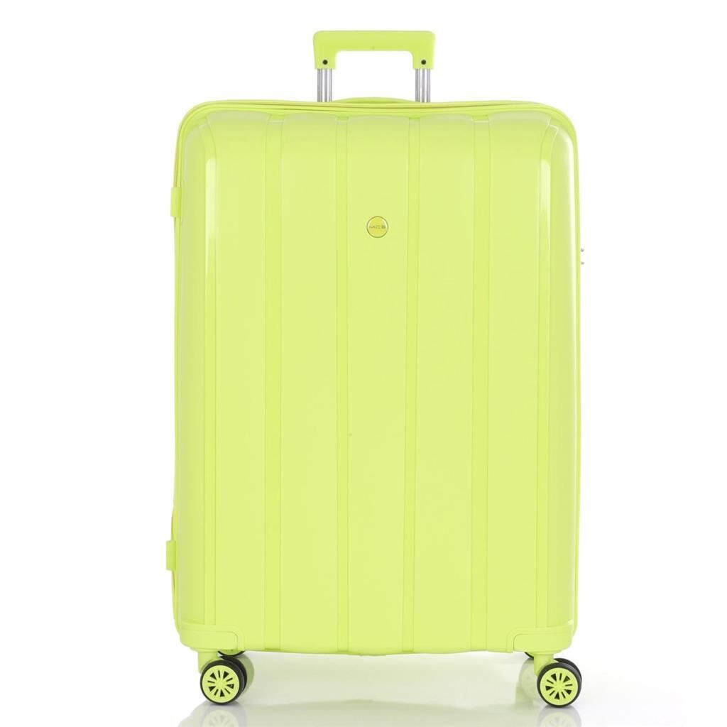 MÇS Büyük Boy Kırılmaz Silikon Seyahat Valizi Bavulu V305 Kemik/SkyBlue