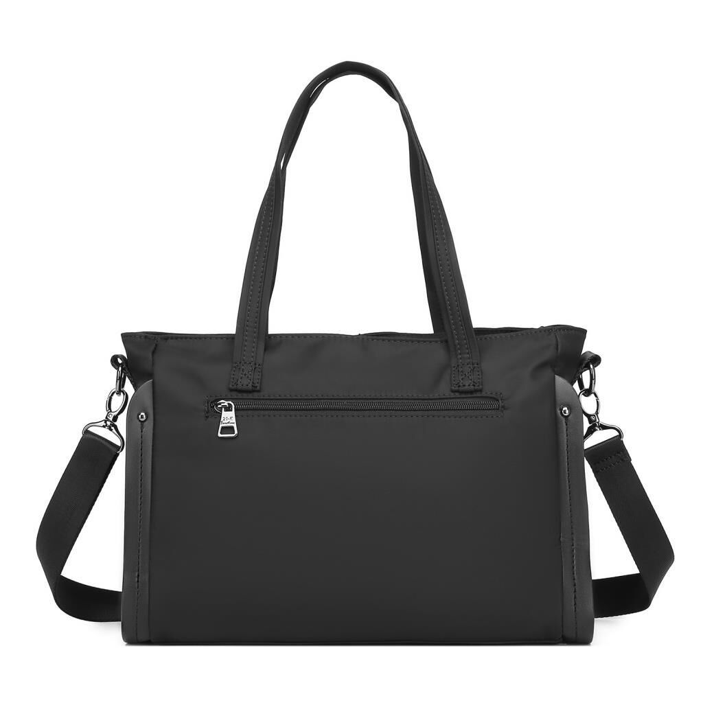 Saten Kumaş Kadın Omuz Çantası Barcelona 2138 01 Siyah