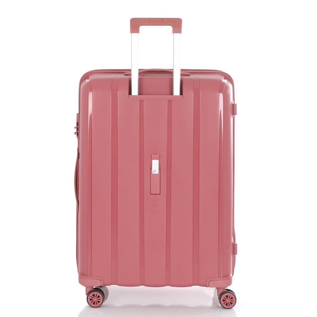 MÇS Büyük Boy Kırılmaz Silikon Seyahat Valizi Bavulu V305 K.Pudra