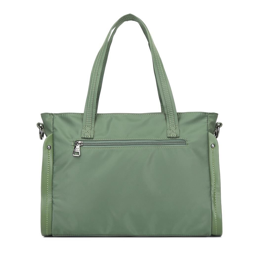 Saten Kumaş Kadın Omuz Çantası Barcelona 2138 29 Koyu Yeşil