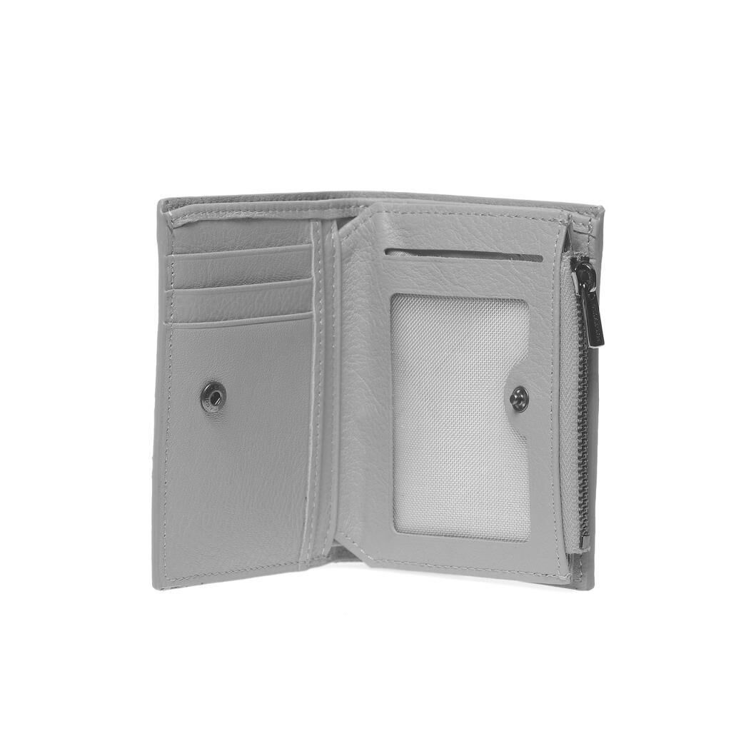 Grande Gerçek Deri Unisex Cüzdan Hakiki Deri Küçük Boy Kırmızı