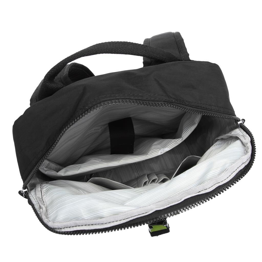 Smart Bags Uniseks Sırt Çantası Büyük Boy Renkli Tasarım 3183 Siyah/Gri