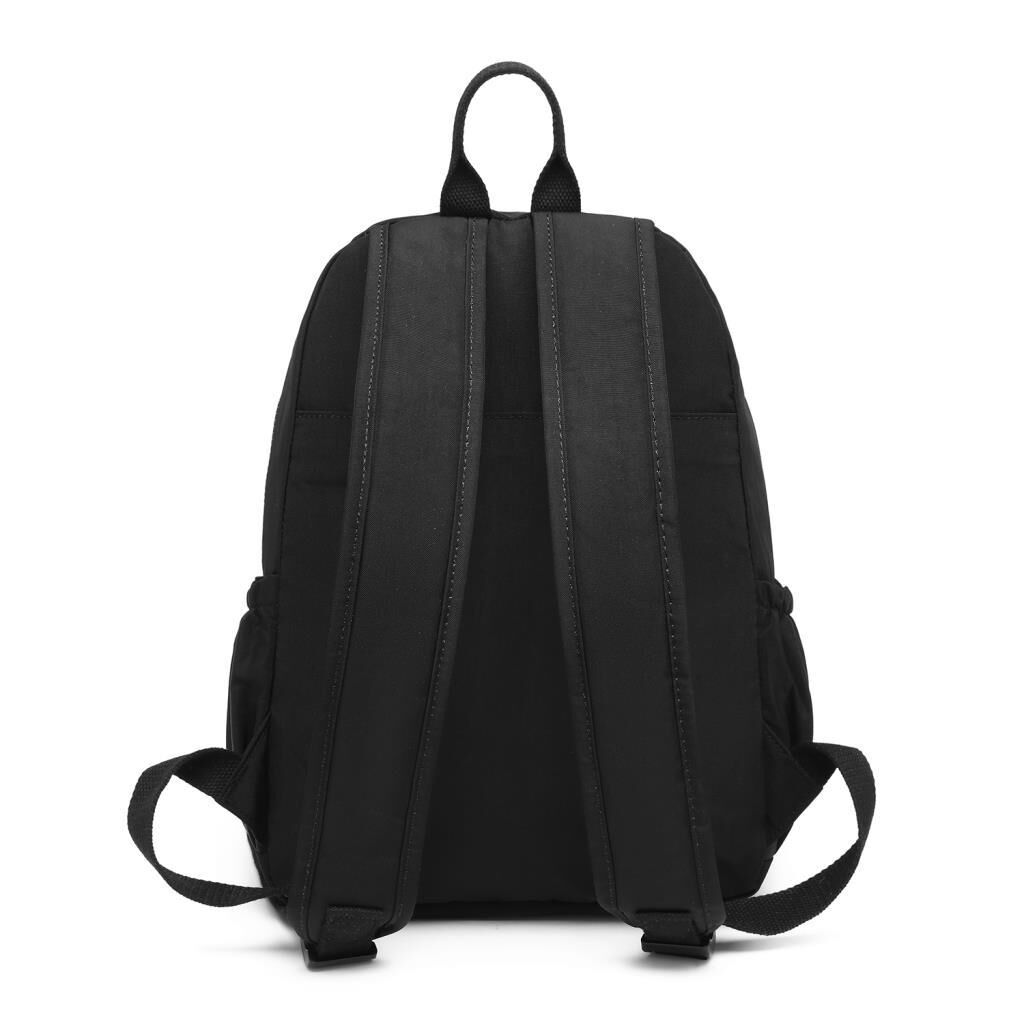 Orta Boy Kadın Sırt Çantası Smart Bags Krinkıl Kumaş 1187 Siyah