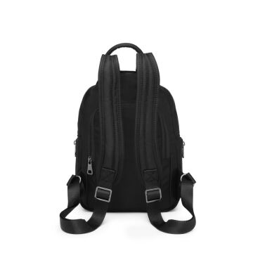 Saten Kumaş Kadın Sırt Çantası Barcelona 2111 01 Siyah