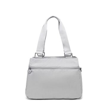 1125 Krinkıl Kumaş Bayan Omuz Çantası Smart Bags A.Gri