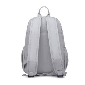 Orta Boy Kadın Sırt Çantası Smart Bags Krinkıl Kumaş 1187 11 A.Gri