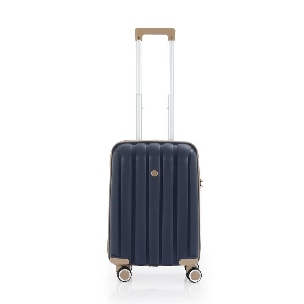 MÇS 3lü Set Kırılmaz Silikon Seyahat Valizi Bavulu V305 Laci Şampanya