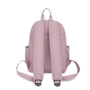 Orta Boy Kadın Sırt Çantası Smart Bags Krinkıl Kumaş 1187 Ten