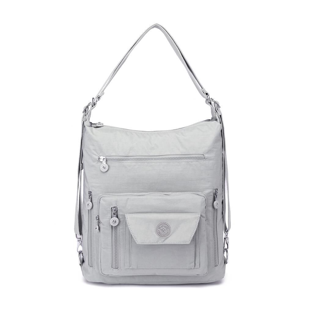 Hem Sırt Hem de Omuz Kadın Çantası Smart Bags 1205 A.Gri