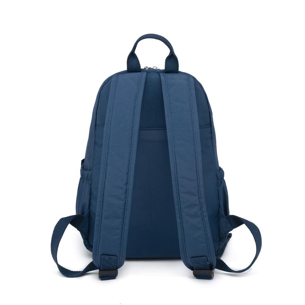 Orta Boy Kadın Sırt Çantası Smart Bags Krinkıl Kumaş 1187 Lacivert